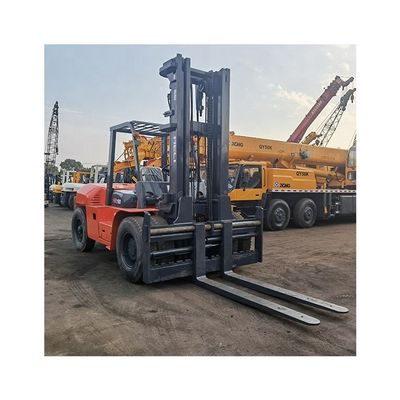 Elevadora elevadora con motor diesel de 10 toneladas de 2012 con capacidad de 10000 kg y longitud de tenedor de rutina