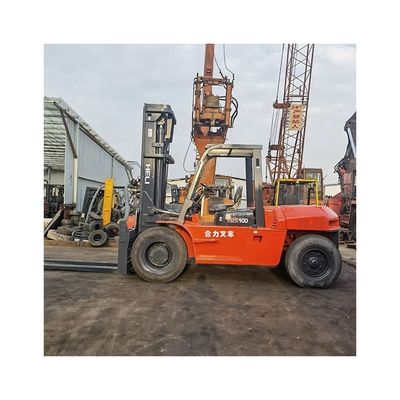 Elevadora elevadora con motor diesel de 10 toneladas de 2012 con capacidad de 10000 kg y longitud de tenedor de rutina
