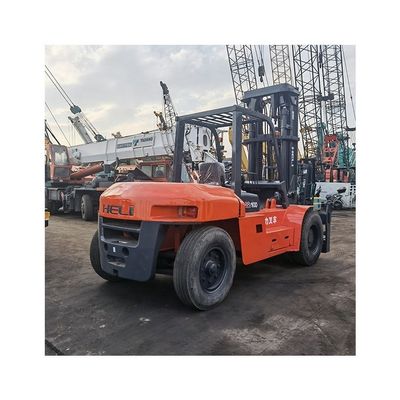 Elevadora elevadora con motor diesel de 10 toneladas de 2012 con capacidad de 10000 kg y longitud de tenedor de rutina