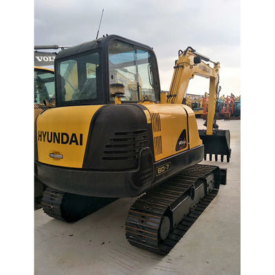 HYUNDAI 60 máquina de excavadora usada peso 10000 KG y horas de trabajo bajas 2001-4000
