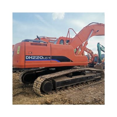 Daewoo 220lc-7 300 420 Excavadora usada Doosan 220 de Corea del Sur con 4m3 de cubo
