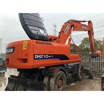 Excavadoras usadas Doosan DH210W-7 de 2020 Excavadoras de ruedas de Corea Motor original Doosan
