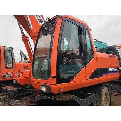 Excavadoras usadas Doosan DH210W-7 de 2020 Excavadoras de ruedas de Corea Motor original Doosan