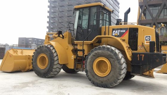 Cargador de ruedas usado CAT 966H en buen estado, con motor original y horas negociables