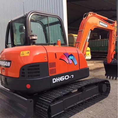 Corea del Sur Usado Doosan DH60-7 60 60DX Pequeña mini excavadora con bomba hidráulica original