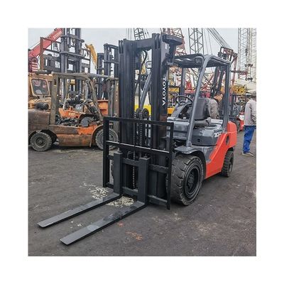 Fabricación de carretillas elevadoras diésel de 3,5 toneladas con camión de paletas semilevadora y ancho de horquilla de rutina