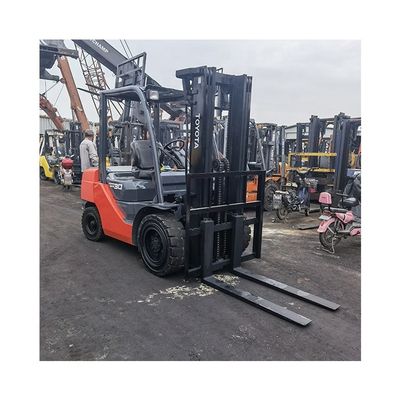 Fabricación de carretillas elevadoras diésel de 3,5 toneladas con camión de paletas semilevadora y ancho de horquilla de rutina