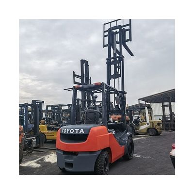 Fabricación de carretillas elevadoras diésel de 3,5 toneladas con camión de paletas semilevadora y ancho de horquilla de rutina