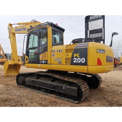 20 toneladas de excavadora usada Komatsu Pc200 excavadora de segunda mano de excavadora de rastreo 2001-4000 horas
