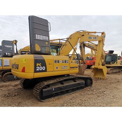 20 toneladas de excavadora usada Komatsu Pc200 excavadora de segunda mano de excavadora de rastreo 2001-4000 horas