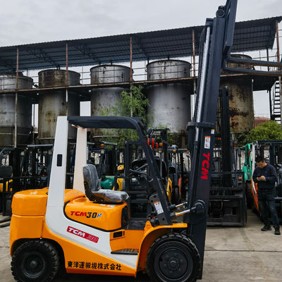 3000 kg de motor diésel carretilla elevadora de 3 toneladas en Japón original Komatsu TCM Toyota FD30 FD30T6