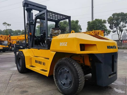 Komatsu 100% Japón FD200 original de 20 toneladas carretilla elevadora de segunda mano con anchura de horquilla de 550 mm