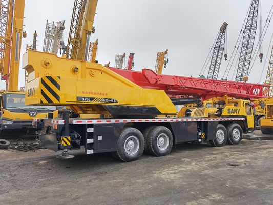 Sany QY50 original de 50 toneladas grúa de camión de segunda mano 57m maquinaria de construcción móvil