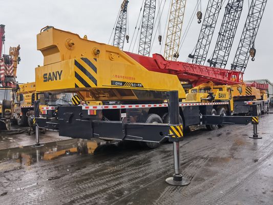 Sany QY50 original de 50 toneladas grúa de camión de segunda mano 57m maquinaria de construcción móvil