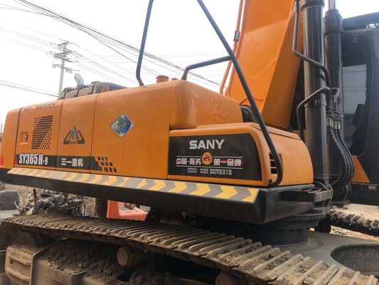 China 2020 SANY SY365H Crawler Excavadoras hidráulicas usadas con capacidad de cubo de 2.6M3