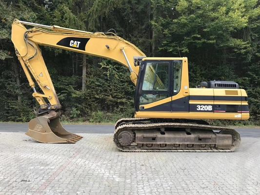 Utilizado de segunda mano CAT 320 320B Excavadora de la oruga de rastreo 1M3 herramientas de diagnóstico de capacidad de cubo