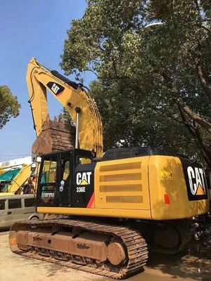 CAT 336E Excavadora hidráulica usada para construcción de ingeniería en buen estado