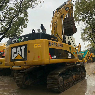 Excavadora usada CAT 345D con cilindro hidráulico original y 2001-4000 horas de trabajo