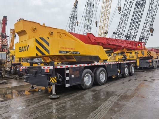 50 toneladas de camión usado grúa Sany Stc500 de segunda mano grúa móvil hidráulica a un precio asequible