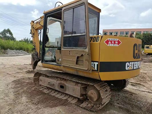 Mini Caterpillar Maquinaria de movimiento de tierra Excavadora de rastreo CAT E70B usada para 2020