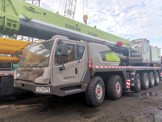 ZTC1500V QY150V 150 toneladas Zoomlion camión de grúa móvil usado con 2001-4000 horas de trabajo