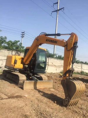 4m3 Capacidad de cubo Boutique HYUNDAI 75 Excavadora de rastreo Máquinas de construcción usadas
