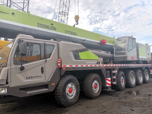 Fabricado ZTC1500 150 toneladas de remolque pesado grúa de camión telescópico con max. altura de elevación 42m