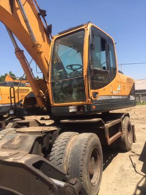 Excavadora de ruedas Hyundai 210-9 de 15 toneladas con capacidad de cubo de 4 m3