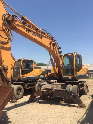 Horario de trabajo 0-2000 Excavadora HYUNDAI 210-9 210W-9 Máquina de movimiento de tierra de construcción