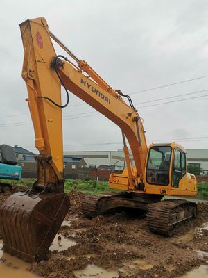 22000 KG Hyundai 220 220-5 de segunda mano Excavadora hidráulica 22 toneladas Peso de operación