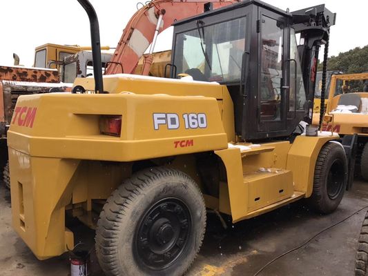 Elevadora elevadora diésel de 16 toneladas y 20 toneladas en buenas condiciones y de TCM para ancho de horquilla de rutina