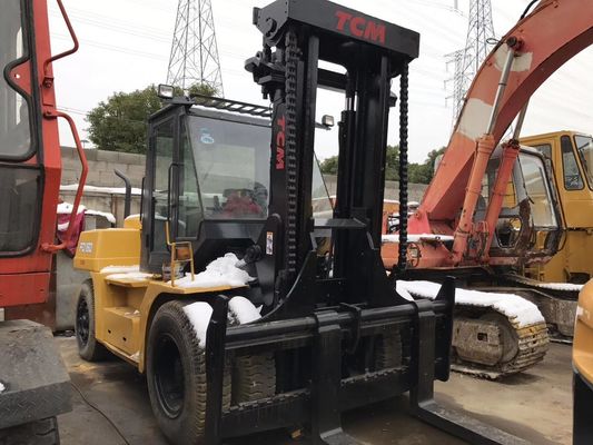 Elevadora elevadora diésel de 16 toneladas y 20 toneladas en buenas condiciones y de TCM para ancho de horquilla de rutina