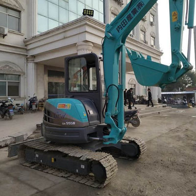 Altura de elevación máxima 44m 2021 Japón 5.5 toneladas KOBELCO SK55 SK55SR-3 Mini Excavadora
