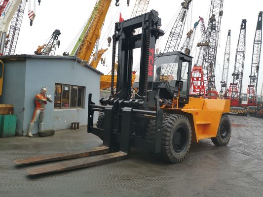 Camión de montacargas versátil 20t 10000kg con calefacción AC y ancho de horquilla de rutina