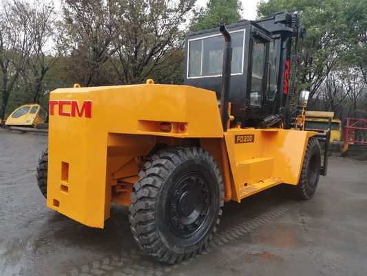 Camión elevador diésel TCM de 20 toneladas FD200 FD250 para contenedores pesados en buen estado