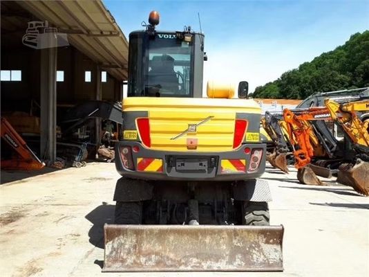 Volvo EW60 Mini Excavadora de ruedas de 2 toneladas con otra capacidad de cubo en buen estado