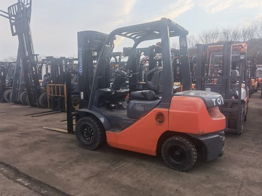 Japón Toyota FD25 Usado Diésel carretilla elevadora con longitud de horquilla de rutina y a un precio asequible