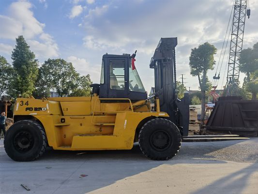 Japón fabricó TCM FD250 25 toneladas de diésel usado elevadora elevadora para la manipulación de materiales