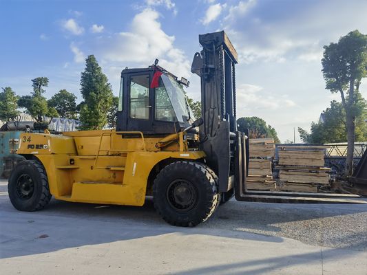 Japón fabricó TCM FD250 25 toneladas de diésel usado elevadora elevadora para la manipulación de materiales
