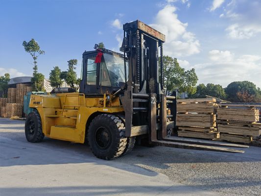 Japón fabricó TCM FD250 25 toneladas de diésel usado elevadora elevadora para la manipulación de materiales