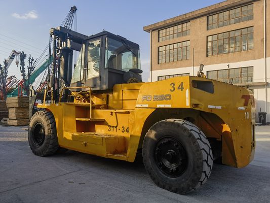 Japón fabricó TCM FD250 25 toneladas de diésel usado elevadora elevadora para la manipulación de materiales