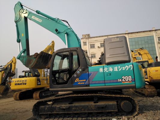 Excavadora Kobelco SK200 de Japón con 0-2000 horas de trabajo y carga de elevación máxima de 3 toneladas