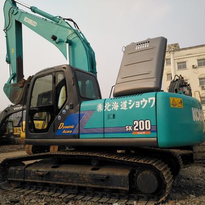 Excavadora Kobelco SK200 de Japón con 0-2000 horas de trabajo y carga de elevación máxima de 3 toneladas