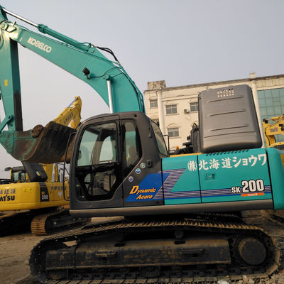 Capacidad de carga nominal de 3 toneladas Kobelco SK200 Excavadora asequible Excavadora usada de 20 toneladas