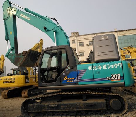 Capacidad de carga nominal de 3 toneladas Kobelco SK200 Excavadora asequible Excavadora usada de 20 toneladas