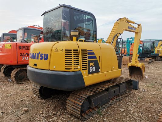 5000 KG 65KM 2022 Komatsu Pc56-7 Excavadora Mini Excavadora de 5 toneladas de segunda mano en Shanghai