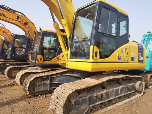 Excavadoras KOMATSU PC160 de segunda mano en buen estado con un peso de operación de 16000 kg