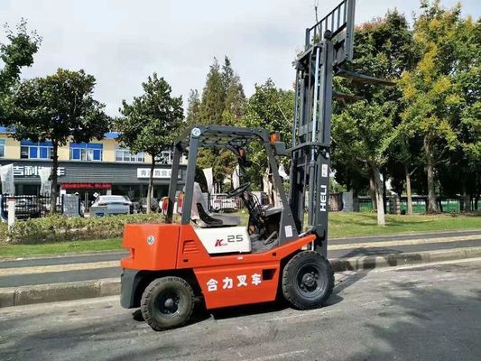 Longhua 2022 HELI 2.5 toneladas de gas licuado montacargas CPYD25 con motor K25 fuente de energía motor diesel