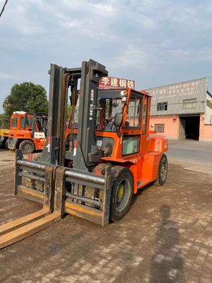 Camioneta elevadora diésel de 10 toneladas HELI K100 con horquilla de cambio lateral Talleres de reparación de maquinaria