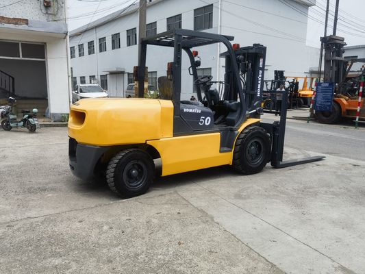 1200 mm longitud de la horquilla Komatsu FD50 5 toneladas diésel de la horquilla Japón 5t Usado de la horquilla Longhua